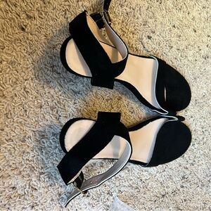 Brand new pair of black strap sandals
